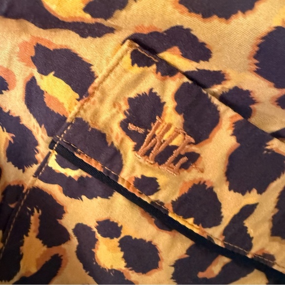 Woodstock Laundry WOMENS SLEEPSHIRT - LEOPARD SKIN ON ORANGE XL - Picture 10 of 11